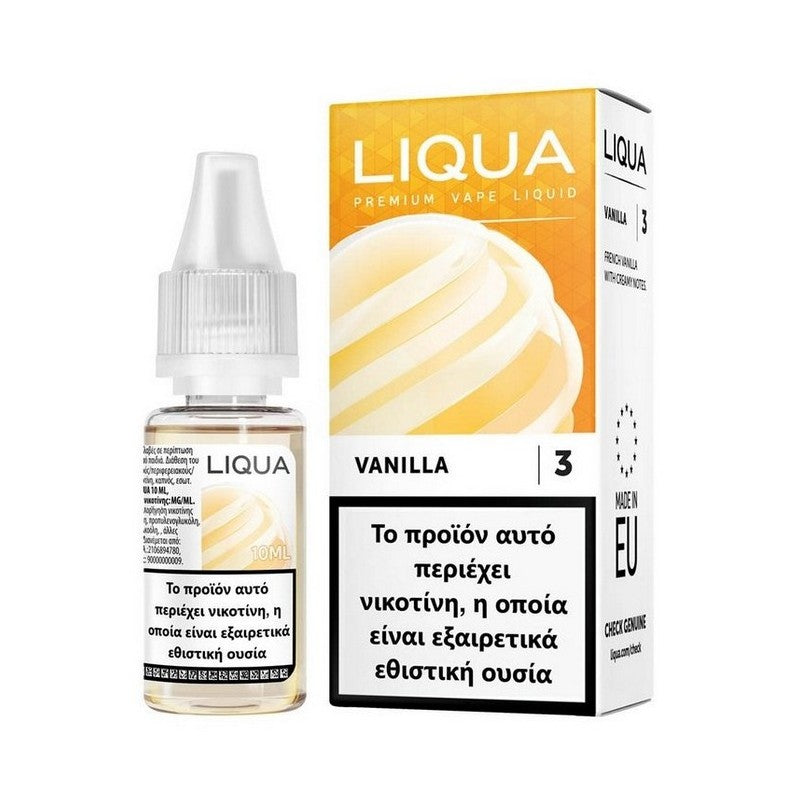 Liqua - Vanilla - Υγρό Αναπλήρωσης 10ml