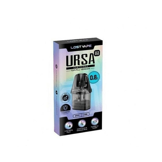 Lost Vape Ursa V3 Pod Cartridge Top Fill 2.5ml 0.8ohm - 1 Τεμάχιο