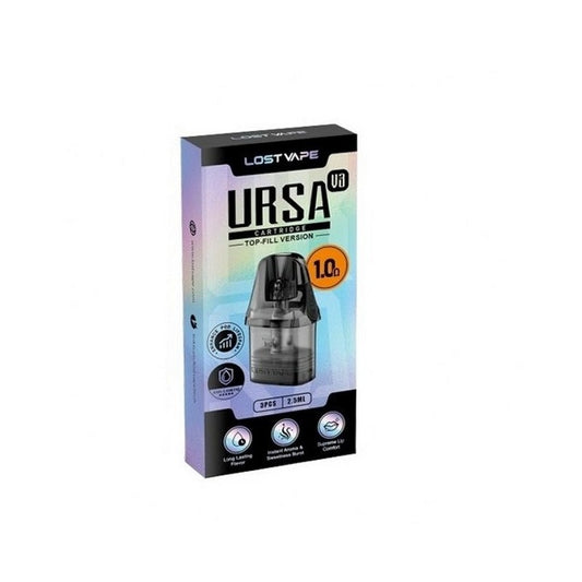 Lost Vape Ursa V3 Pod Cartridge Top Fill 2.5ml 1.0ohm - 1 Τεμάχιο