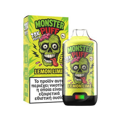 Monster Puff 28K 2ml + 2x10ml Disposable Kit 20mg - Lemon Lime