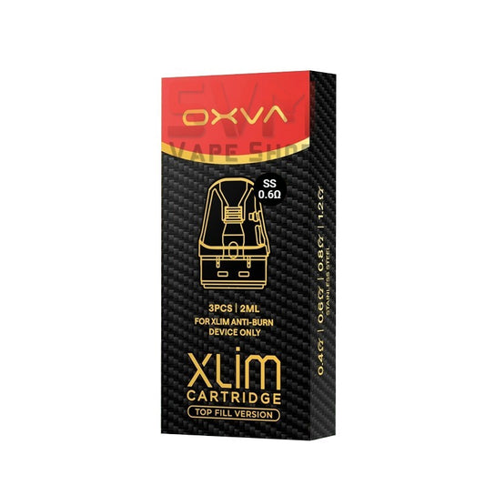 OXVA XLim Top Fill Cartridge SS Ανταλλακτικό Pod 2ml 0.6ohm - 1 Τεμάχιο