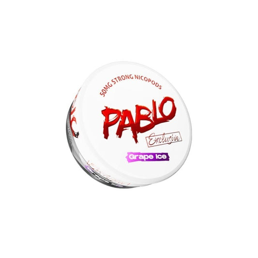 Pablo Nicotine Pouches - Exclusive Grape Ice 50mg/g - 20pcs