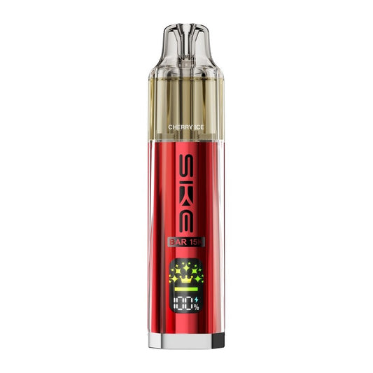 SKE Crystal Bar 15K Puffs 2ml+10ml Disposable Kit 20mg - Cherry Ice