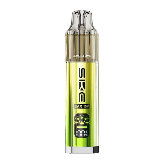 SKE Crystal Bar 15K Puffs 2ml+10ml Disposable Kit 20mg - Lemon Lime