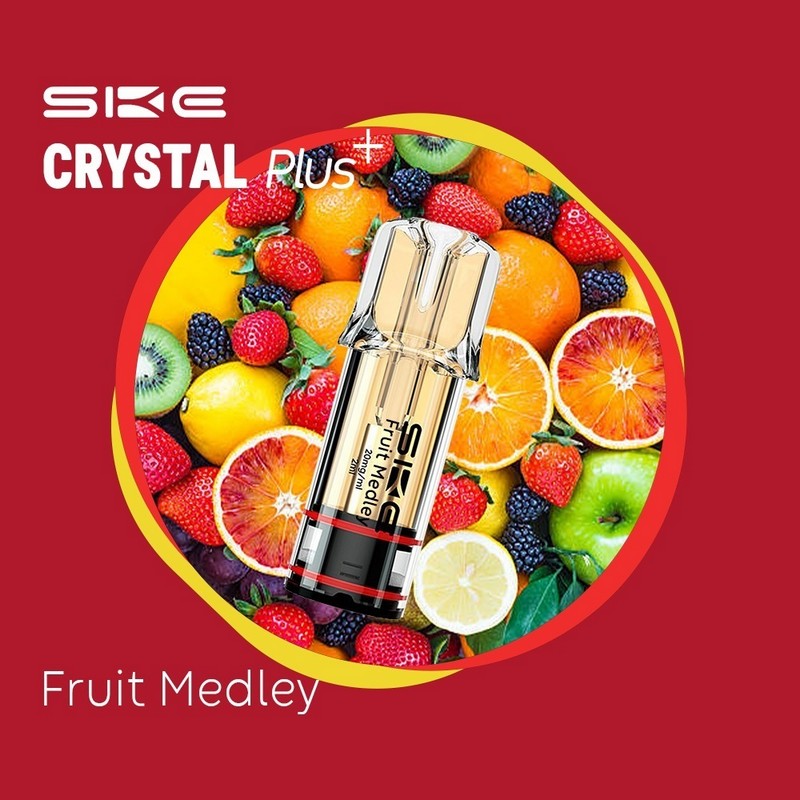 SKE Crystal Plus Προγεμισμένη Κάψουλα 2ml 20mg - Fruit Medley - 1 Τεμάχιο