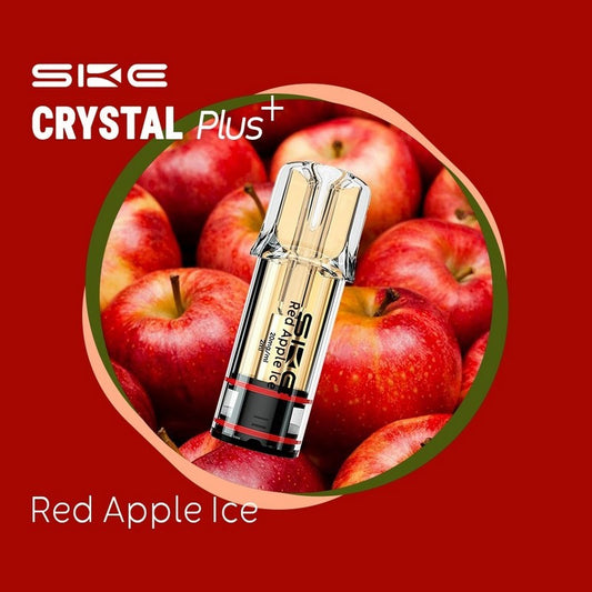 SKE Crystal Plus Προγεμισμένη Κάψουλα 2ml 20mg - Red Apple Ice - 1 Τεμάχιο