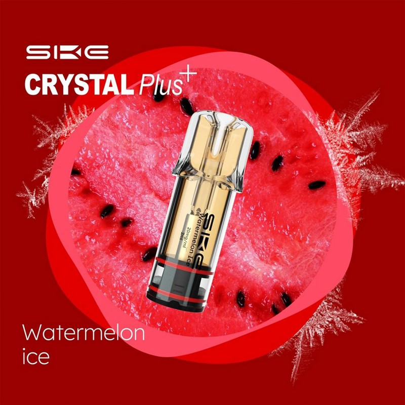 SKE Crystal Plus Προγεμισμένη Κάψουλα 2ml 20mg - Watermelon Ice - 1 Τεμάχιο