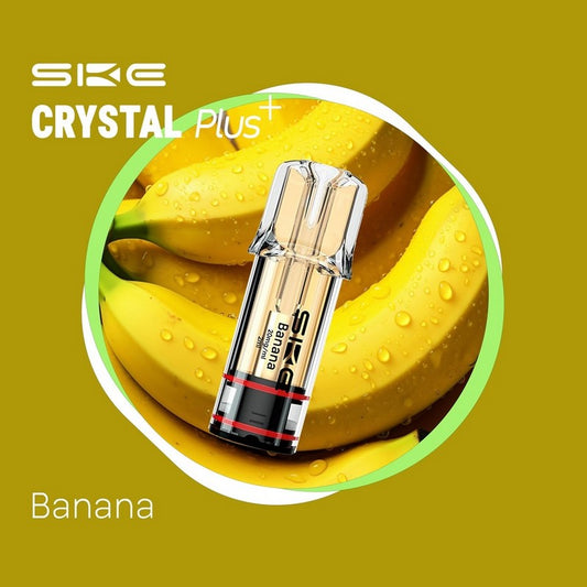 SKE Crystal Plus Προγεμισμένη Κάψουλα 2ml 20mg - Banana - 1 Τεμάχιο