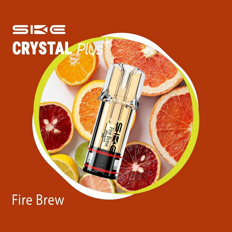 SKE Crystal Plus Προγεμισμένη Κάψουλα 2ml 20mg - Fire Brew - 1 Τεμάχιο