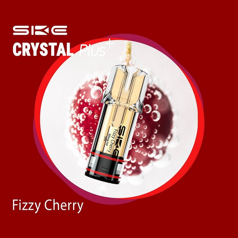 SKE Crystal Plus Προγεμισμένη Κάψουλα 2ml 20mg - Fizzy Cherry - 1 Τεμάχιο