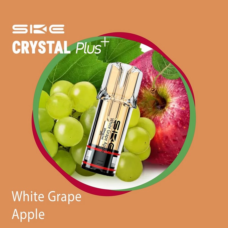SKE Crystal Plus Προγεμισμένη Κάψουλα 2ml 20mg - White Grape Apple - 1 Τεμάχιο