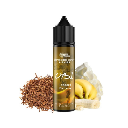 Steam City Obi - Tobacco Banana - Flavor Shot 12/60ml