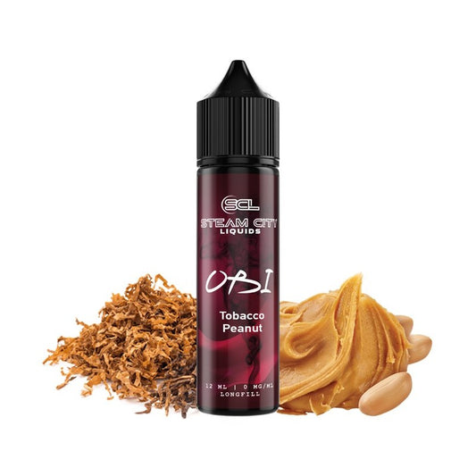 Steam City Obi - Tobacco Peanut - Flavor Shot 12/60ml