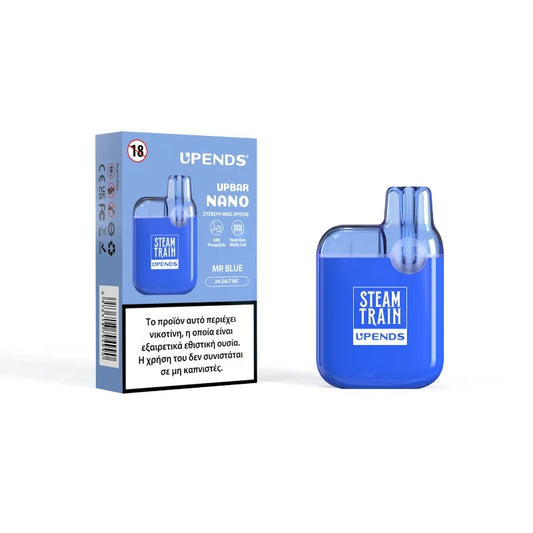 Steam Train 600 2ml Disposable Kit 20mg - Mr Blue (Blueberry Raspberry)