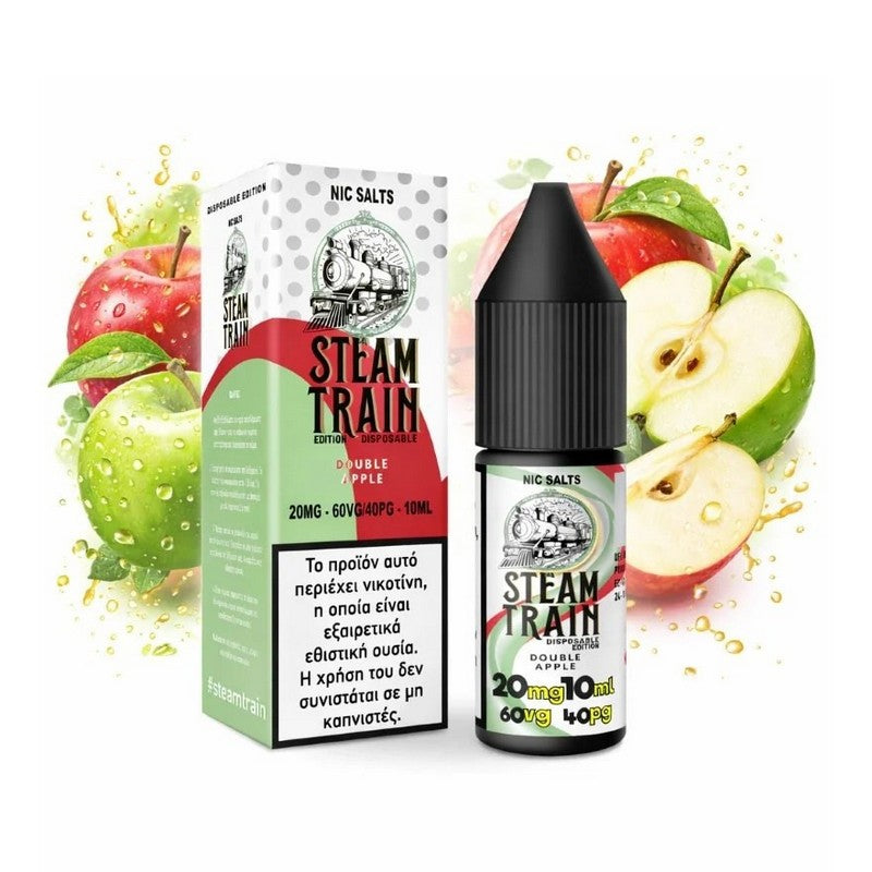 Steam Train Disposable Edition Nic Salts - Double Apple 10ml - 20mg