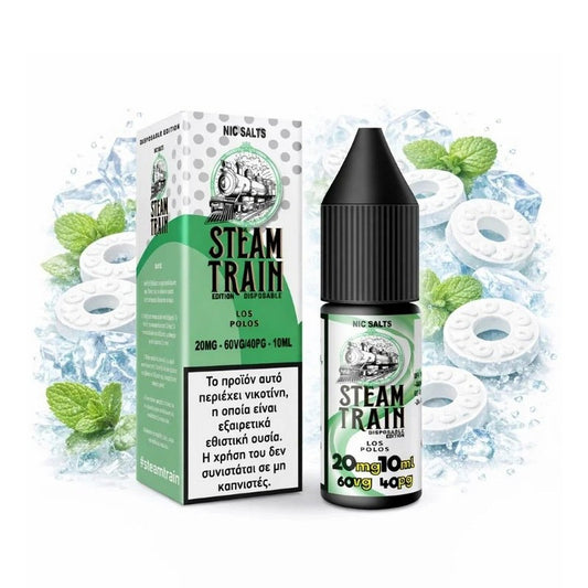 Steam Train Disposable Edition Nic Salts - Los Polos 10ml - 20mg