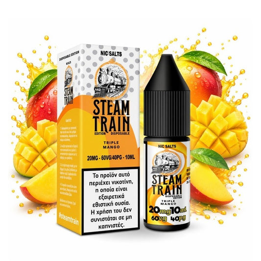 Steam Train Disposable Edition Nic Salts - Triple Mango 10ml - 20mg