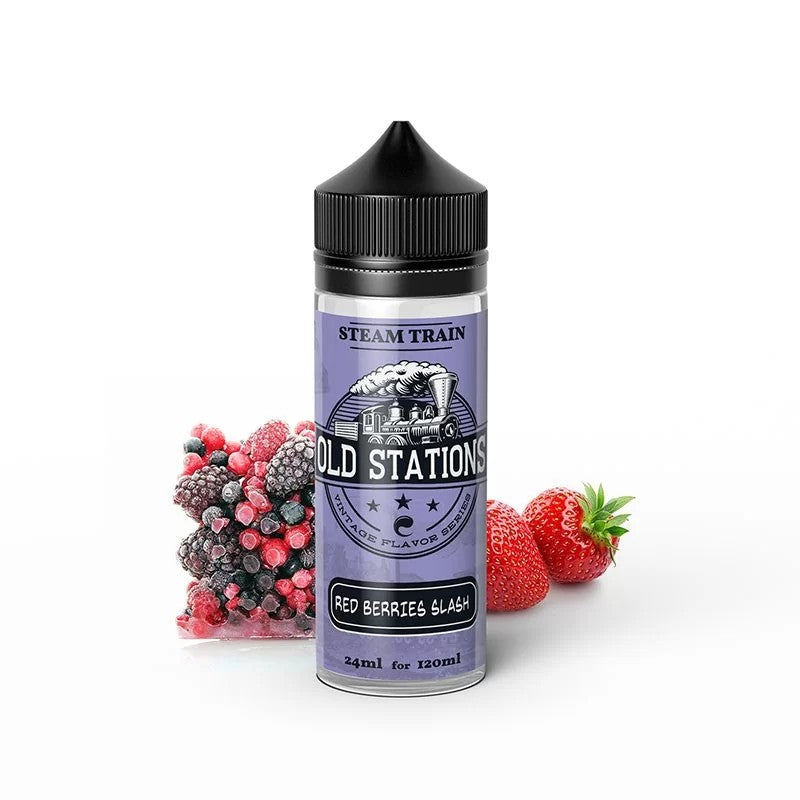 Steam Train Old Stations - Red Berries Slash - Flavor Shot 24/120ml