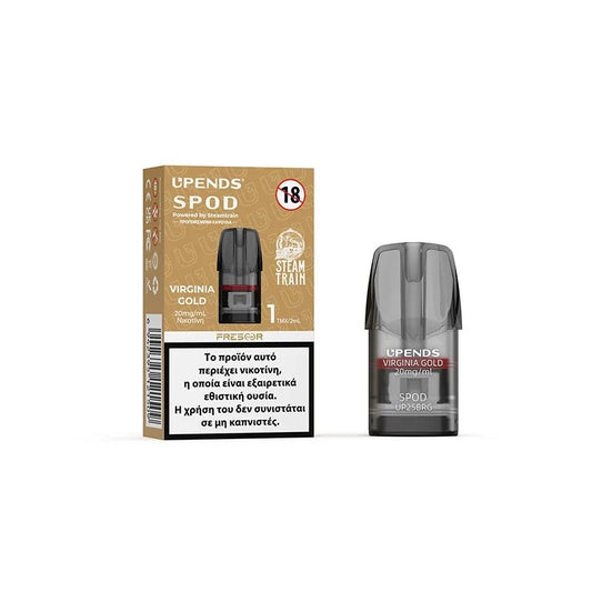 Steam Train Προγεμισμένη Κάψουλα 2ml 20mg - Virginia Gold - 1 Τεμάχιο