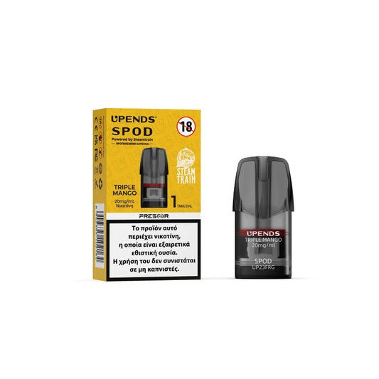 Steam Train Προγεμισμένη Κάψουλα 2ml 20mg - Triple Mango - 1 Τεμάχιο