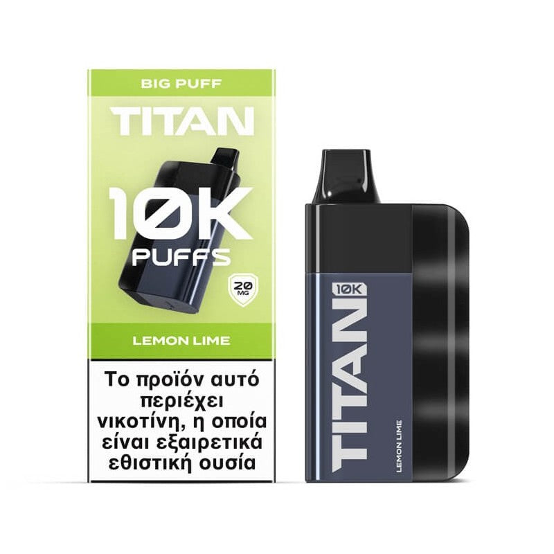 Titan 10k 8x2ml 10000 Puffs Disposable Kit 20mg - Lemon Lime