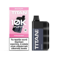 Titan 10k 8x2ml 10000 Puffs Disposable Kit 20mg - Pink Burst