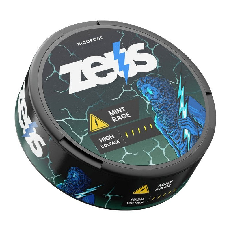Zeus Nicopods Nicotine Pouches - Mint Rage High Voltage 20mg - 20τμχ