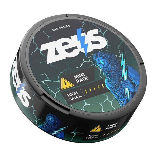 Zeus Nicopods Nicotine Pouches - Mint Rage High Voltage 20mg - 20τμχ